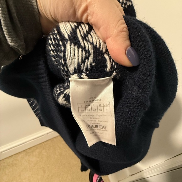 Dior Black and Cream Patterned Sweater - Picture 4 of 4